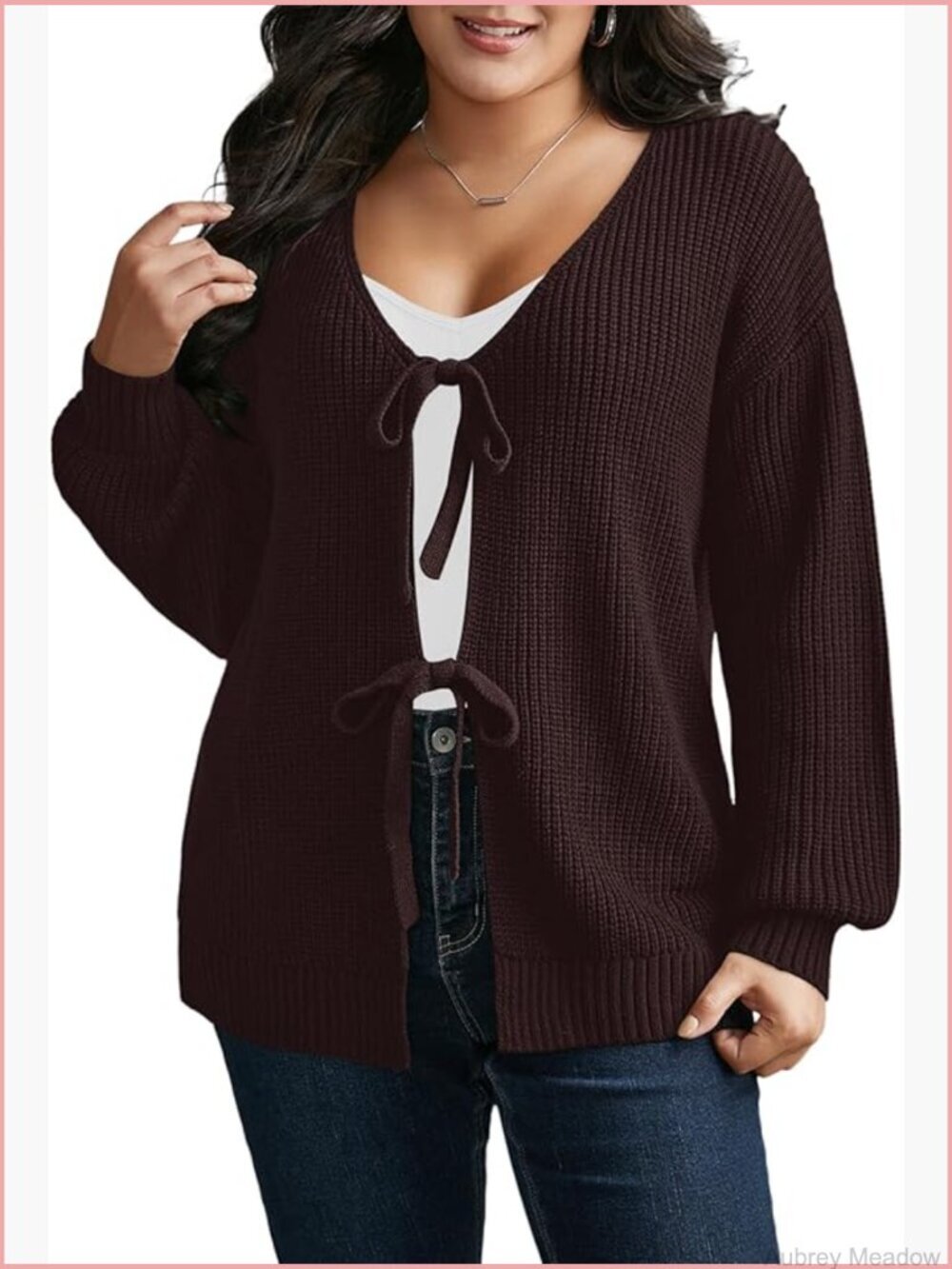 Plus Size Cardigan Sweater Open Front Long Sleeve Knit Cover Up Oversized Loose